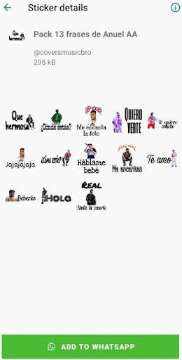 Stickers de Anuel AA para WhatSapp - WAStickers screenshot 6