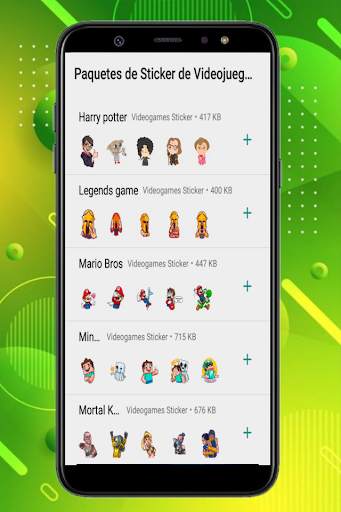 video game stickers screenshot 1