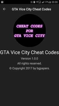 Cheat Codes of GTA Vice City screenshot 6