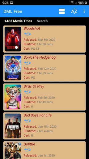 DML Mobile Free DVD Movie Library screenshot 2