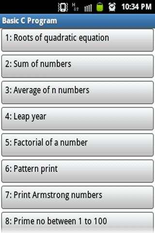 Basic C Programs скриншот 1