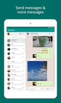 Tablet für WhatsApp screenshot 2