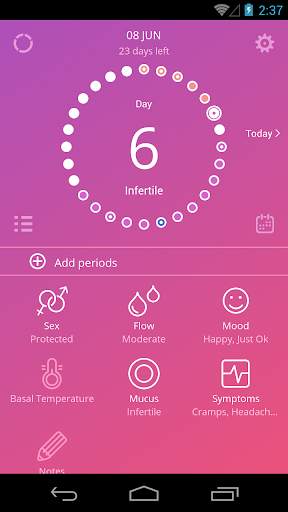 Ovu - Period Tracker Free screenshot 1