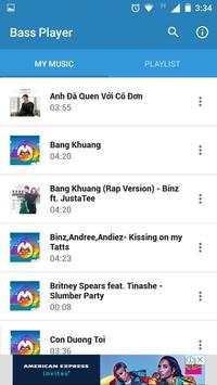 Music player   Bass screenshot 3