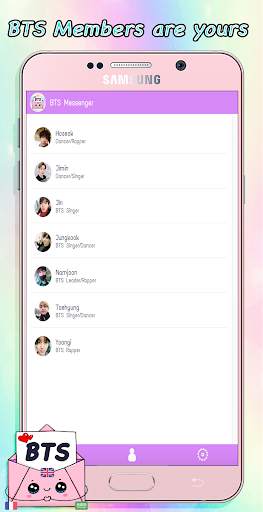BTS Messenger! Chat Simulation screenshot 4