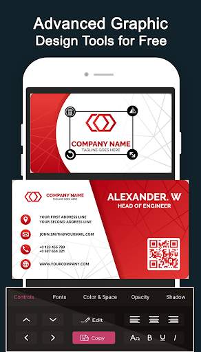Business Visiting Card Maker Photo Logo screenshot 3