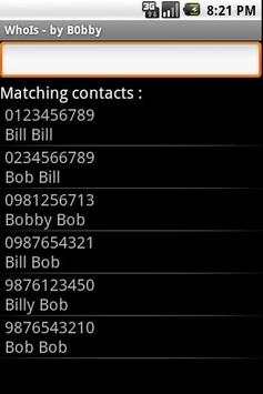 B WhoIs screenshot 1