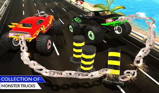Chained Cars Rival Racing Impossible Stunt Driving screenshot 6