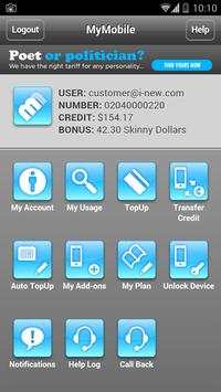 MyMobile screenshot 1