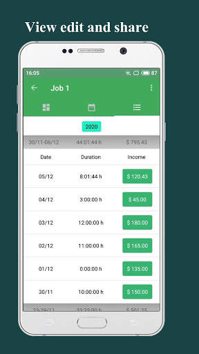 Batch Time - time tracking скриншот 2