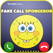 Fake Call SpongeBob Prank icon