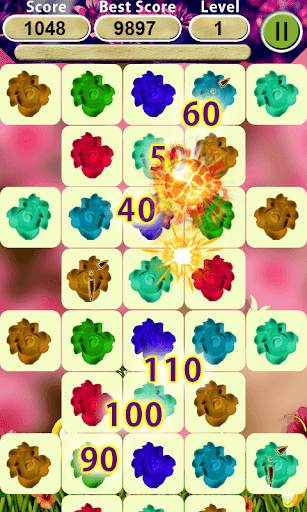 Flower Crush Jam screenshot 2
