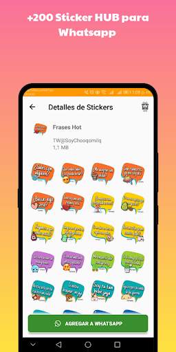 Sticker HUB - WAStickers Hot screenshot 3