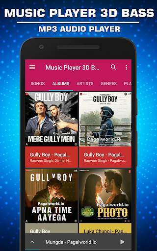 Music Player 3D Bass Mp3 Audio Player screenshot 2