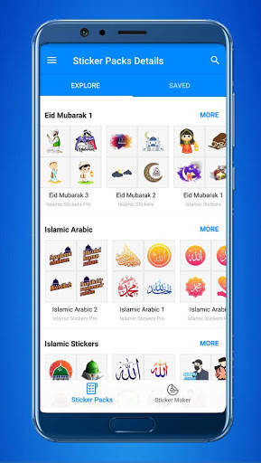 Islamic Stickers 2020 - Arabic & Hindi Collection screenshot 3