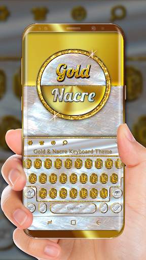 Gold and Nacre Keyboard screenshot 1