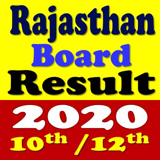 Rajasthan Result 2020 10th & 12th RBSE Board 1.2