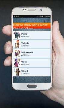 How to Draw and Colour Clash Of Clans screenshot 2