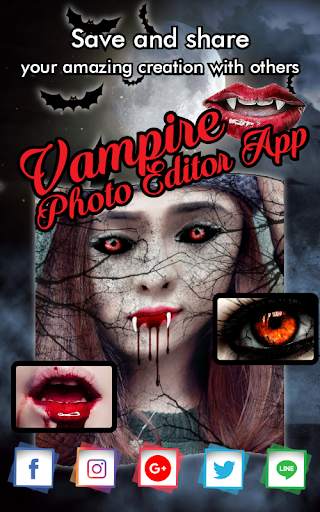 Vampire Photo Editor App screenshot 1