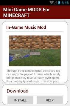 Mini Game MODS For MINECRAFT स्क्रीनशॉट 3