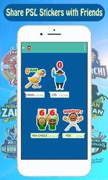Cricket PSL stickers – PSL WAStickerApps 2019 screenshot 1