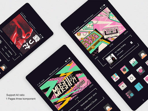 Moshi for klwp screenshot 2
