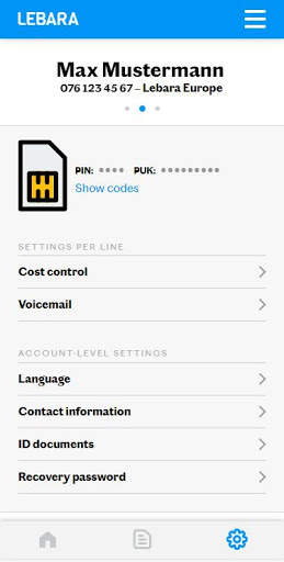 Lebara Switzerland App screenshot 2