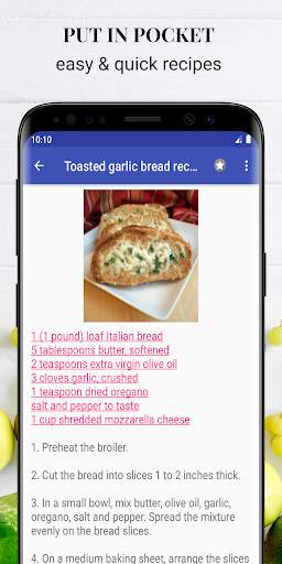 Italian recipes with photo offline screenshot 3