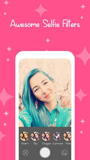 Candy Selfie Cam - Photo Stickers Sweet cam selfie screenshot 4
