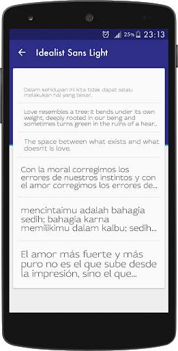 Round fonts for FlipFont 3 تصوير الشاشة
