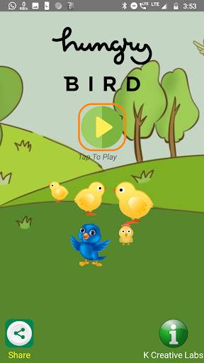 Hungry Bird स्क्रीनशॉट 1