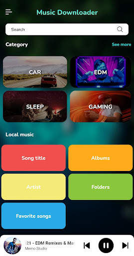 Mp3 music downloader screenshot 1