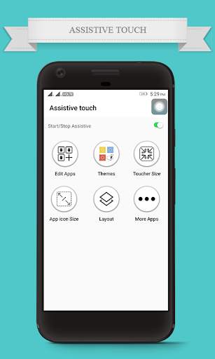 Assistive touch for Phone 7 - OS 10 screenshot 1