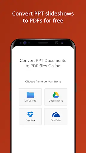 PPT to PDF Converter app 1 تصوير الشاشة
