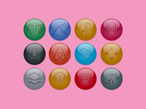 GlassBall Icon Pack Free screenshot 3