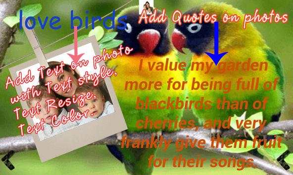 Birds photo frames स्क्रीनशॉट 2