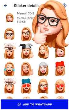 Memoji Stickers 3D screenshot 2