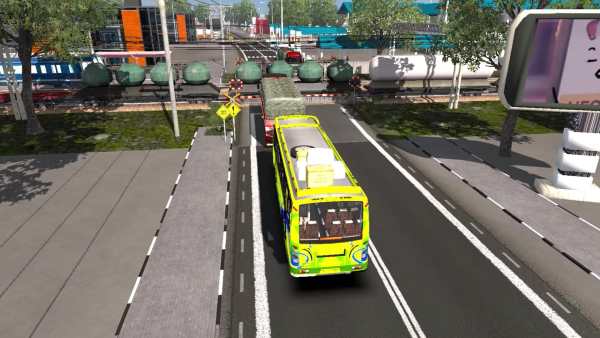 Bus Simulator Game 3D:Tourist Indonesia Heavy Bus screenshot 3