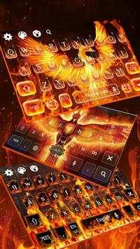 Flame Phoenix Keyboard Theme screenshot 3