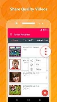 Screen Recorder Audio Video -No RooT & HD Recorder screenshot 4