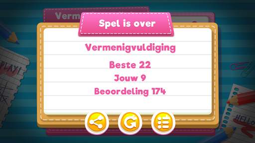 Wiskunde Oefeningen Spelletjes screenshot 3