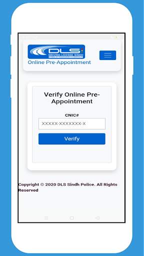 DLS Online Pre-Appointment screenshot 2