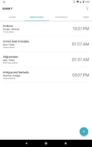 Clock 7 - Free  alarm and world clock screenshot 11