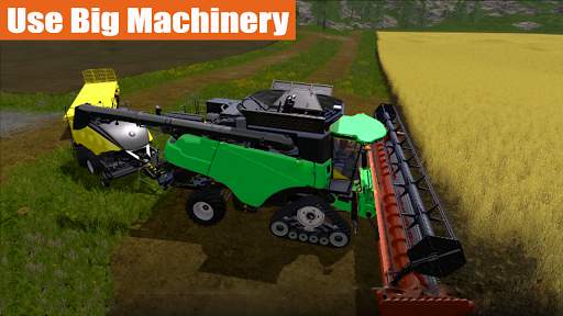 Rural Tractor Farming Game 2021-Farm Challenge screenshot 1