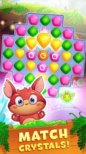 Crystal Crunch: New Match 3 Puzzle | Swap Gems screenshot 1