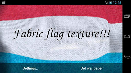 Luxembourg Flag Live Wallpaper screenshot 6