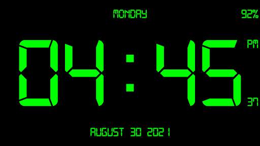Digital Clock Live Wallpaper-7 screenshot 11