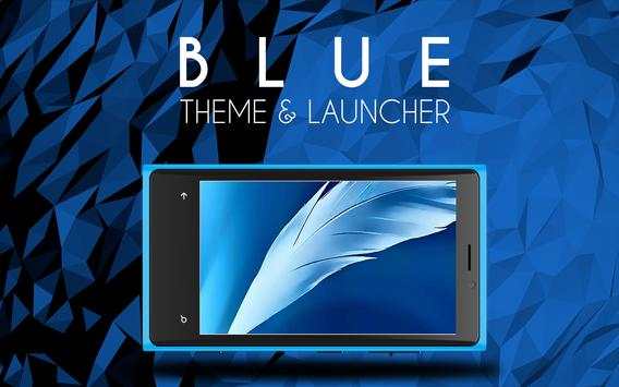 Blue Theme and Launcher 2017 screenshot 3