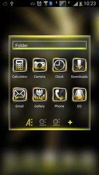 GoldAge Next Launcher 3D Theme screenshot 6
