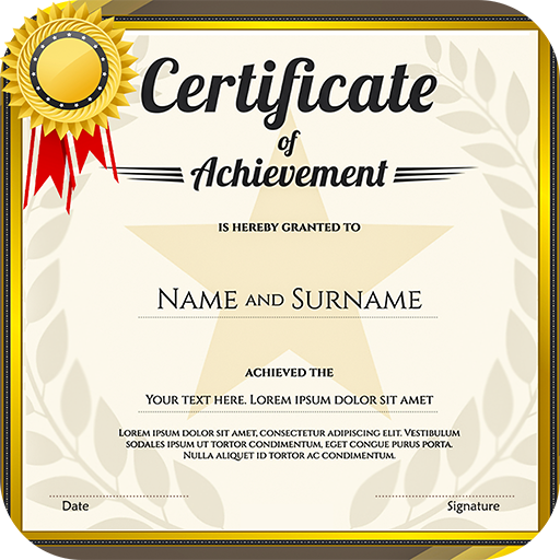 Certificate Maker: Templates and Design Ideas icon
